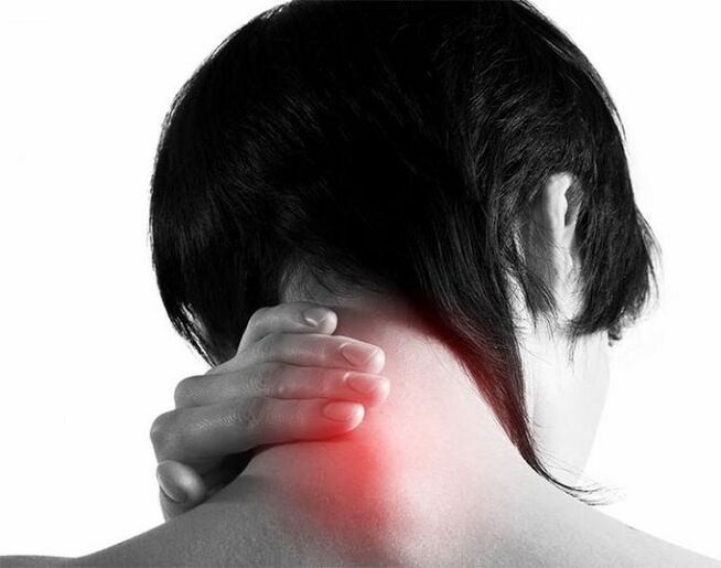 bolečine v vratu z osteohondrozo