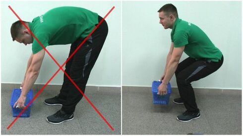 Kako pravilno dvigovati uteži, da preprečimo bolečine v križu